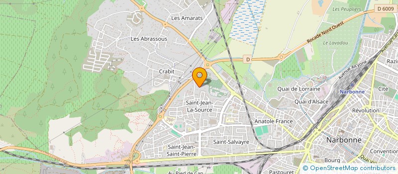 localisation de l'entreprise MADAME PAULINE ZAMMIT à NARBONNE