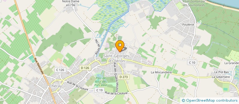 localisation de l'entreprise MADAME PAULINE ZELLER à SAINT-GEORGES-D'OLERON