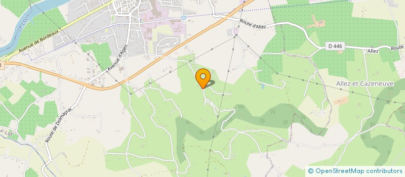 localisation de l'entreprise MADAME PAULINE ZIELINSKI  SAINTE LIVRADE SUR LOT