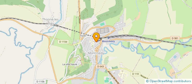 localisation de l'entreprise MADAME PAULINE ZIMMERMANN à MONTMEDY