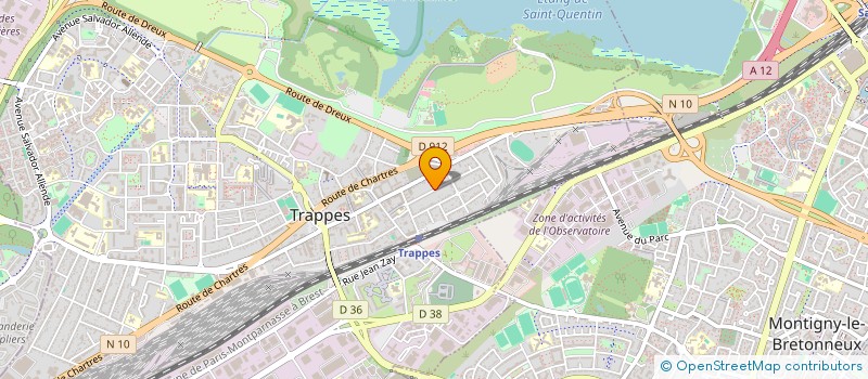 localisation de l'entreprise MADAME PAVELLIE BAHOUNGAMANA  TRAPPES