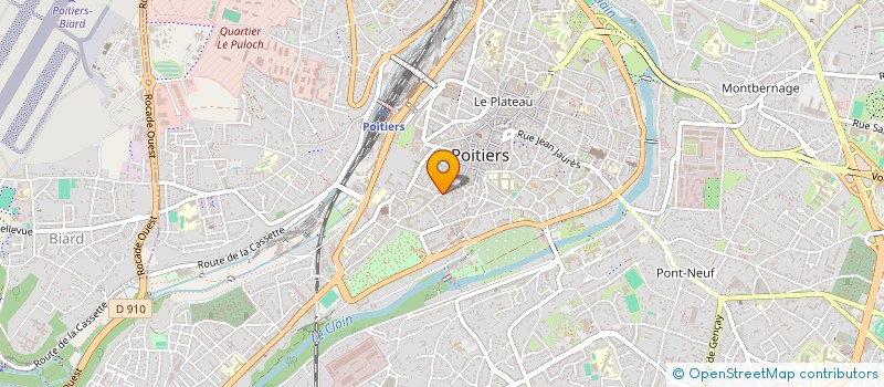 localisation de l'entreprise MADAME PAVLINA GENNATOS à POITIERS