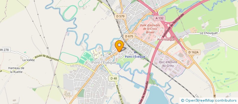 localisation de l'entreprise MADAME PEARL BARTERT  PONT-L'EVEQUE