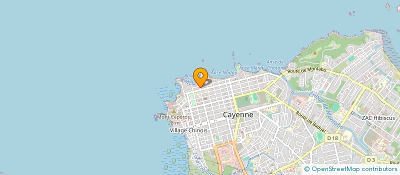 localisation de l'entreprise MADAME PEARL CHARLES  CAYENNE