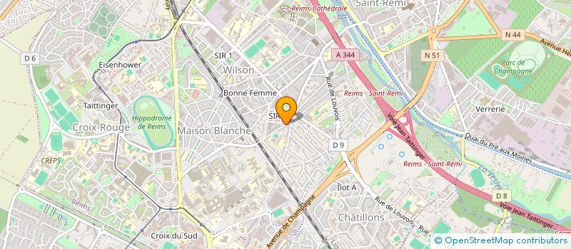 localisation de l'entreprise MADAME PEARL PITEL  REIMS