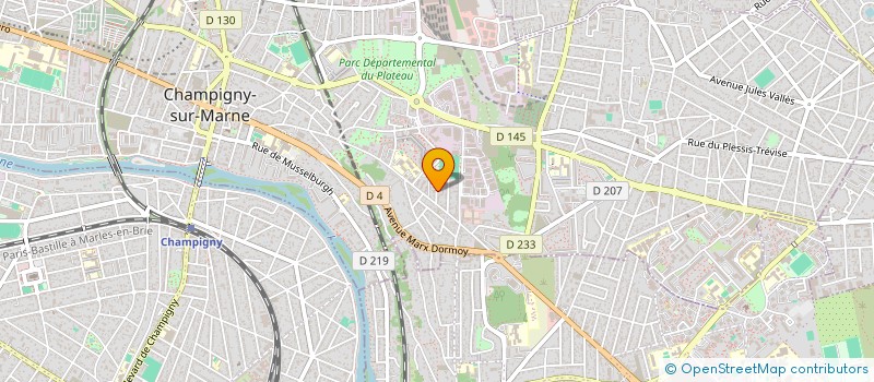 localisation de l'entreprise MADAME PEASSEU KOUI à CHAMPIGNY-SUR-MARNE