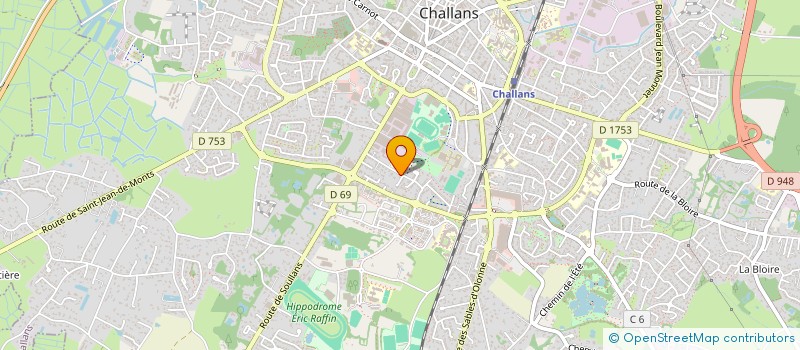 localisation de l'entreprise MADAME PEDGE WELTER à CHALLANS