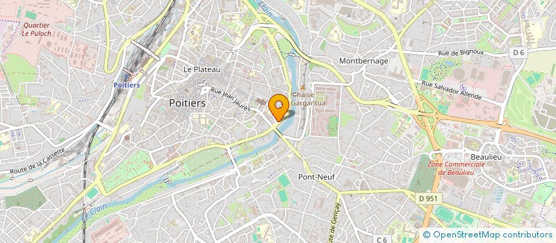 localisation de l'entreprise MADAME PEERLE LE NAOUR  POITIERS