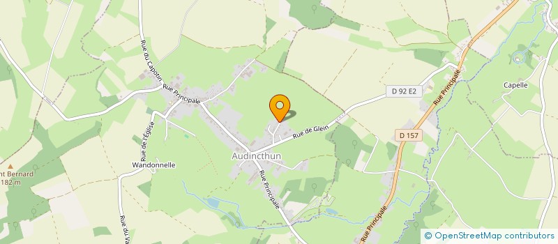 localisation de l'entreprise MADAME PEGGUY ROCHAS  AUDINCTHUN