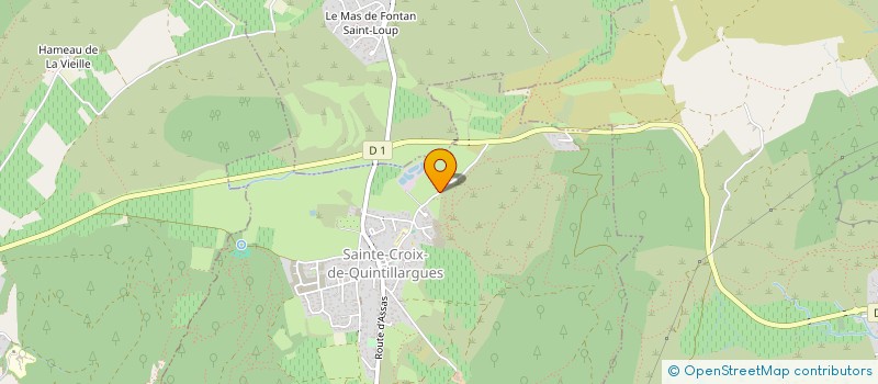 localisation de l'entreprise MADAME PEGGY ALEXANE REME  SAINTE-CROIX-DE-QUINTILLARGUES