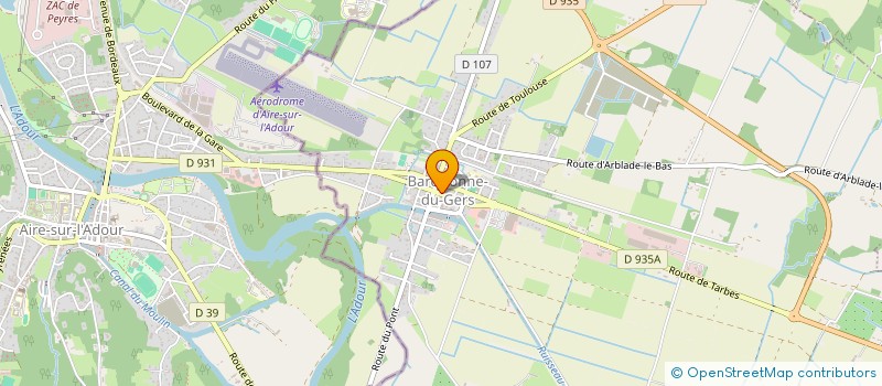 localisation de l'entreprise MADAME PEGGY ANGELONI  BARCELONNE-DU-GERS