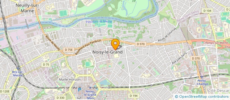 localisation de l'entreprise MADAME PEGGY ARNOLIN à NOISY-LE-GRAND
