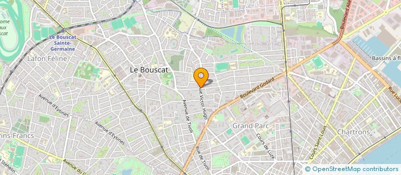 localisation de l'entreprise MADAME PEGGY BAQUEY  LE BOUSCAT