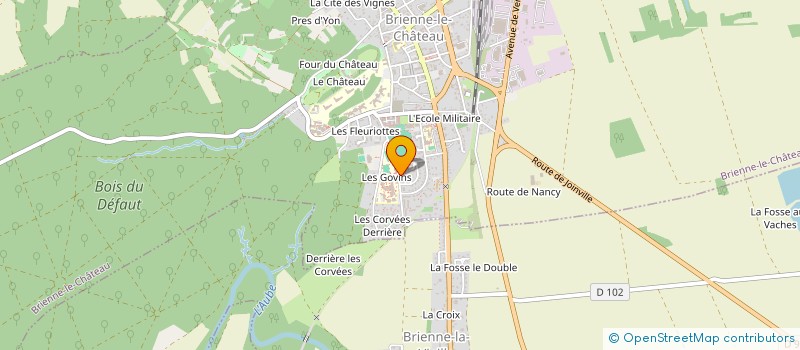 localisation de l'entreprise MADAME PEGGY BEGE  BRIENNE-LE-CHATEAU