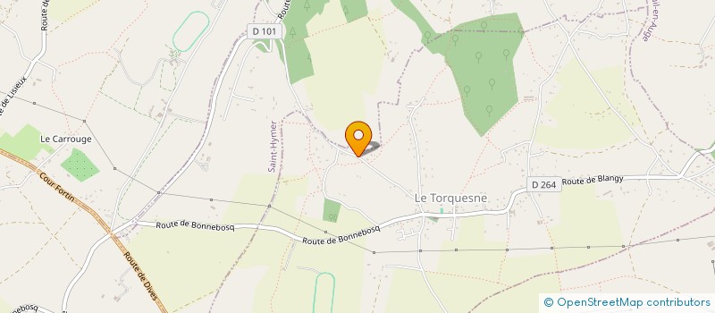 localisation de l'entreprise MADAME PEGGY BELLENGER  LE TORQUESNE