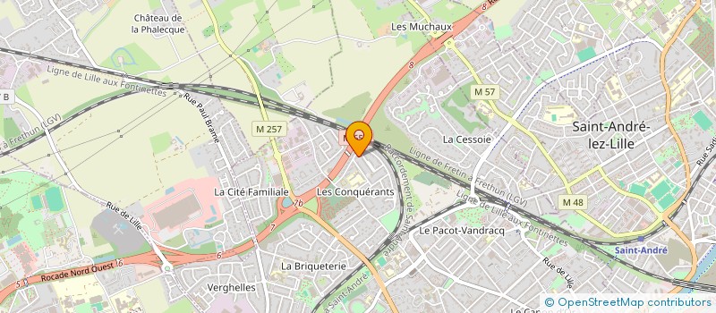 localisation de l'entreprise MADAME PEGGY BELLEVERGE à LAMBERSART