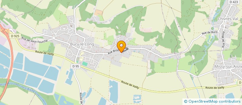 localisation de l'entreprise MADAME PEGGY BERIOT  BUCY-LE-LONG