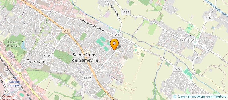 localisation de l'entreprise MADAME PEGGY BOUHARIS à SAINT-ORENS-DE-GAMEVILLE