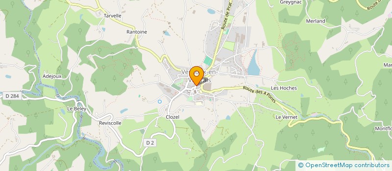 localisation de l'entreprise MADAME PEGGY BOUTIGNY  VERNOUX-EN-VIVARAIS