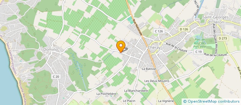 localisation de l'entreprise MADAME PEGGY BRIZARD à SAINT-GEORGES-D'OLERON