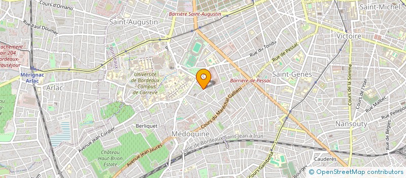 localisation de l'entreprise MADAME PEGGY BRUCHER  BORDEAUX