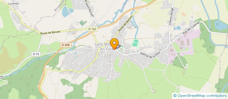 localisation de l'entreprise MADAME PEGGY CHAMBEYRON à SAINT-MARCELLIN-EN-FOREZ