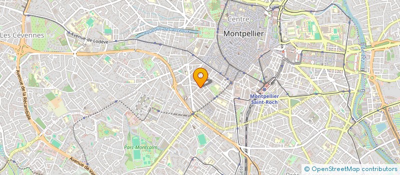 localisation de l'entreprise MADAME PEGGY CHARLAT à MONTPELLIER