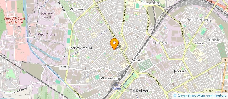 localisation de l'entreprise MADAME PEGGY CHARLOT  REIMS