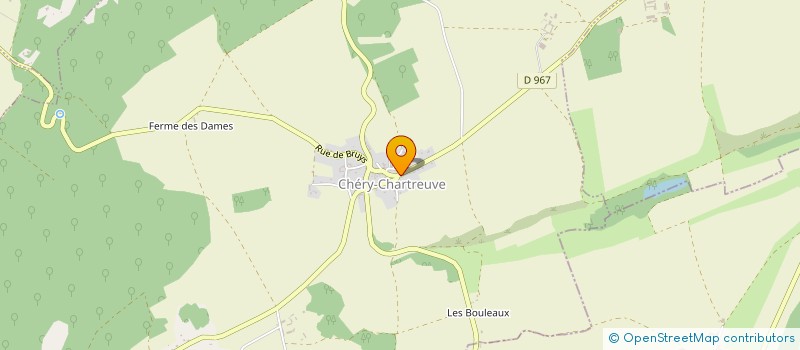 localisation de l'entreprise MADAME PEGGY CHEUTIN  CHERY-CHARTREUVE