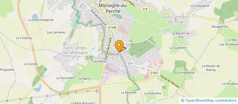 localisation de l'entreprise MADAME PEGGY CLOGENSON à MORTAGNE-AU-PERCHE