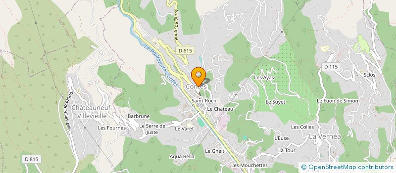 localisation de l'entreprise MADAME PEGGY COLLIGNON  CONTES