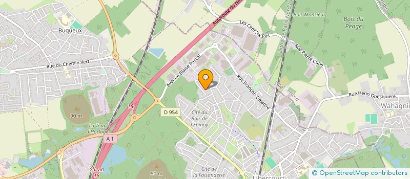 localisation de l'entreprise MADAME PEGGY DANGLOT  LIBERCOURT