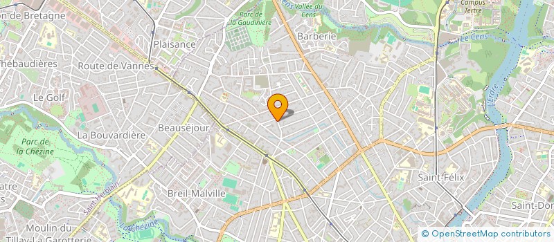 localisation de l'entreprise MADAME PEGGY DE LEPINAU à NANTES