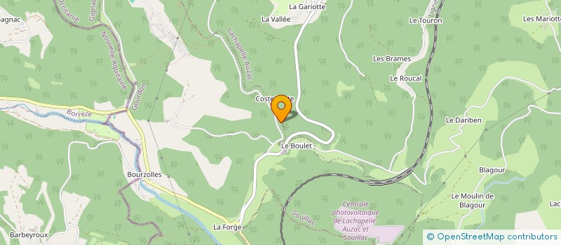 localisation de l'entreprise MADAME PEGGY DEBLOCK  PAYRAC