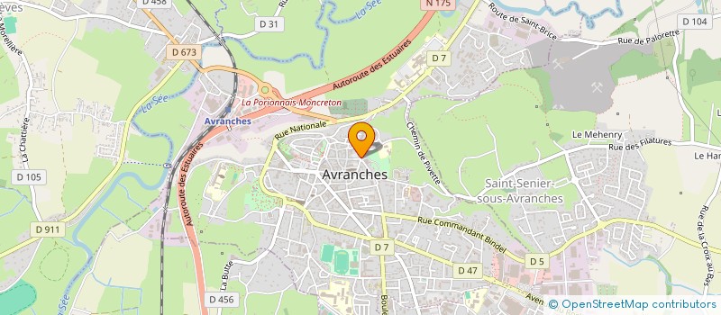 localisation de l'entreprise MADAME PEGGY DEBROISE  AVRANCHES