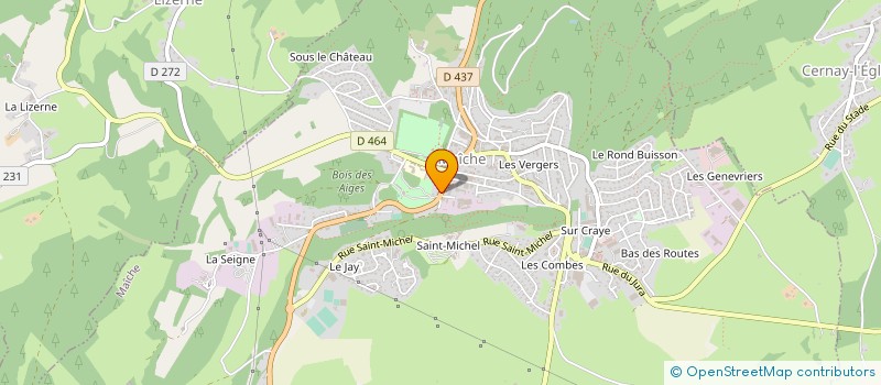 localisation de l'entreprise MADAME PEGGY DEGEORGE  MAICHE