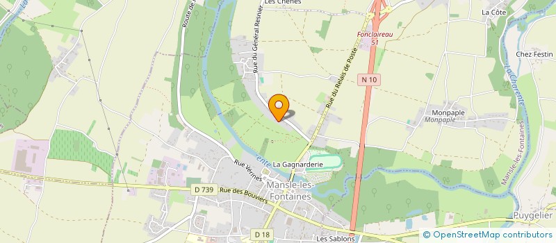 localisation de l'entreprise MADAME PEGGY DEMONCHAUX  MANSLE-LES-FONTAINES