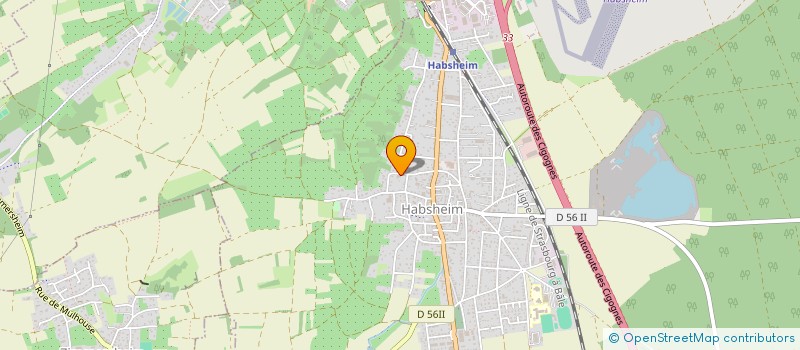 localisation de l'entreprise MADAME PEGGY DENIE  HABSHEIM