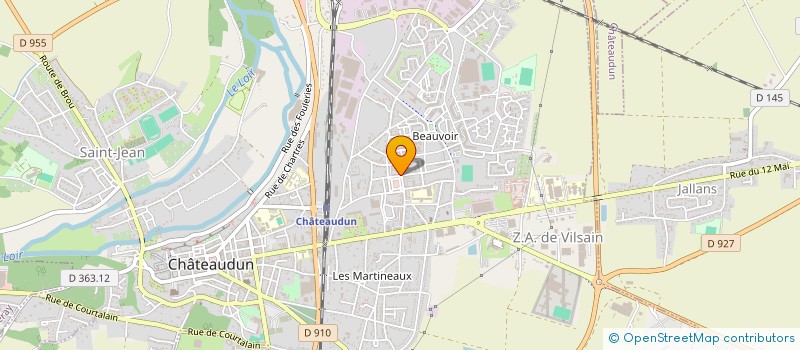 localisation de l'entreprise MADAME PEGGY DESLANDES à CHATEAUDUN