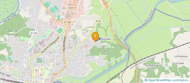 localisation de l'entreprise MADAME PEGGY DIEUMEGARD  REDON