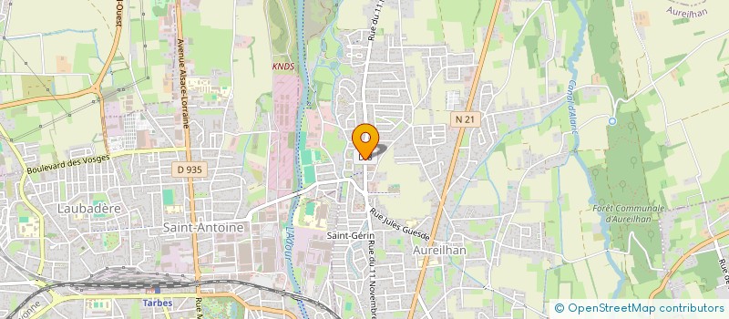 localisation de l'entreprise MADAME PEGGY DOLATA  AUREILHAN