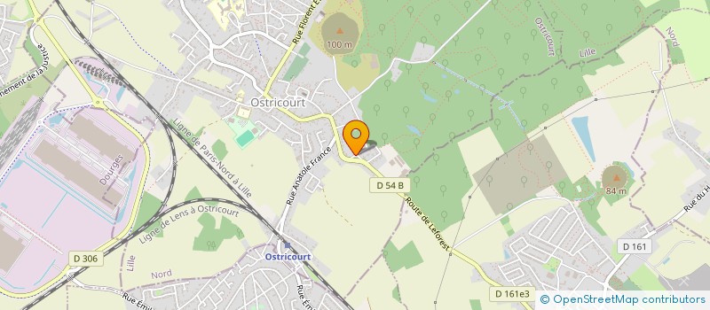 localisation de l'entreprise MADAME PEGGY DRUART à OSTRICOURT