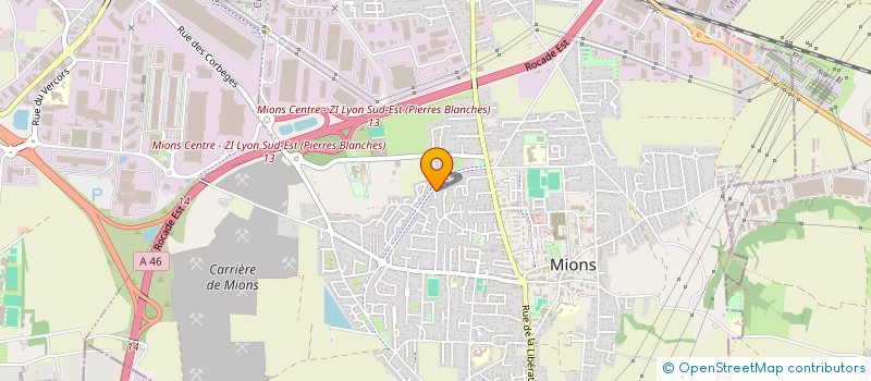 localisation de l'entreprise MADAME PEGGY DUBOIS  MIONS