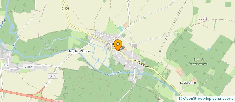 localisation de l'entreprise MADAME PEGGY DUMORTIER  ETOUY