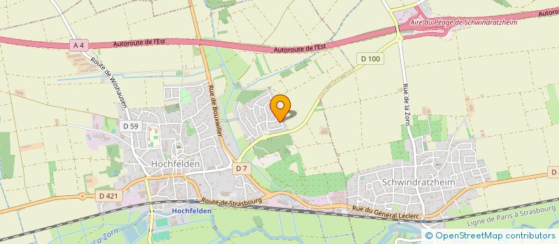 localisation de l'entreprise MADAME PEGGY ELLES  HOCHFELDEN