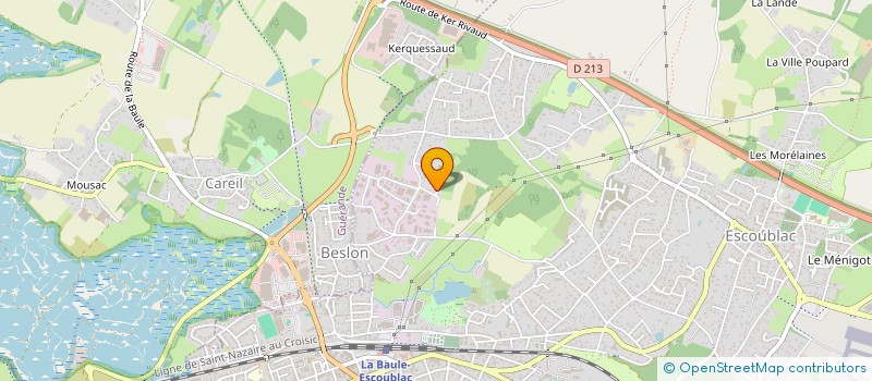 localisation de l'entreprise MADAME PEGGY FILLOUX  LA BAULE-ESCOUBLAC