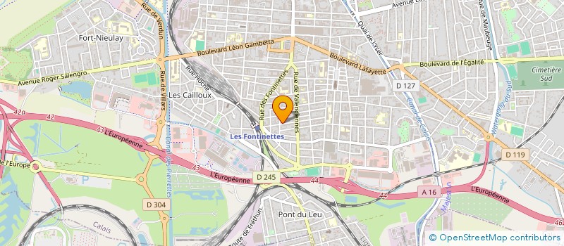 localisation de l'entreprise MADAME PEGGY-FRANCOISE SOURDEVAL  CALAIS