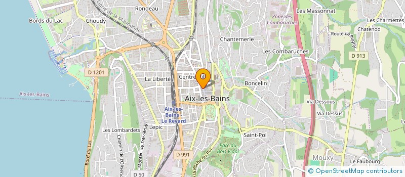 localisation de l'entreprise MADAME PEGGY FRETIGNY à AIX-LES-BAINS