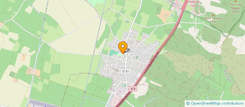 localisation de l'entreprise MADAME PEGGY GABORIAU  VINASSAN