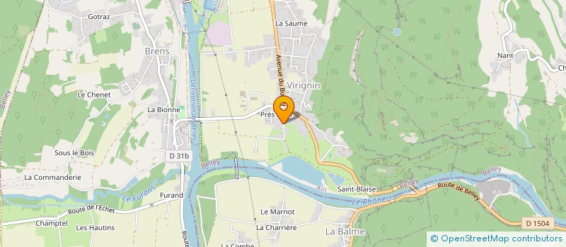 localisation de l'entreprise MADAME PEGGY GARNAUD  VIRIGNIN